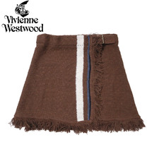 Vivienne Westwood Anglomania Fringed Knit Skirt Size M