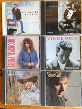 Country Music 6 CD Lot - Vince Gill, Trisha Yearwood, Garth Brooks