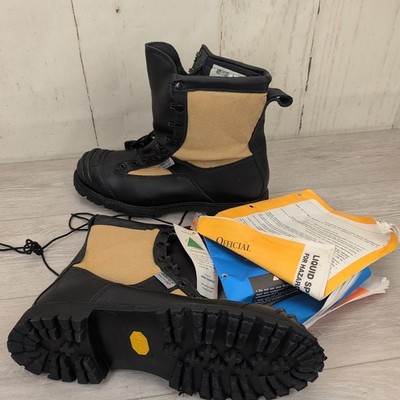 Crosstech Firefighter Safety Boots Mens Size 13 EEE Model # 6000 New * Defects*