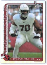 2025 TOPPS CHROME FOOTBALL SILVER REFRACTOR PARIS JOHNSON JR.