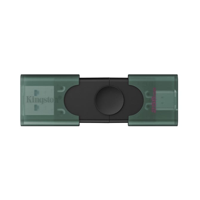 Kingston DataTraveler DuoG2 256GB USB-A USB-C 3.2 Gen 1 Flash Drive Green - Image 4
