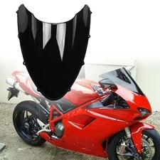 Double Bubble Motorcycle Windscreen Windshield Fit For Ducati 1198 2006-2009