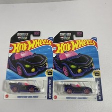 Hot Wheels - 2025 HW Screen Time 1/10 Monster High Ghoul Mobile 3/250 BBHYX62