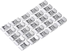 CZC AUTO 25PCS Trailer Frame Wire Clips - Mount Light Silver 
