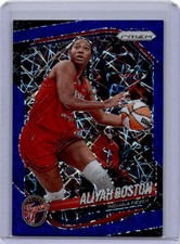 2025 Panini Prizm WNBA #75 Aliyah Boston Blue Velocity Prizms