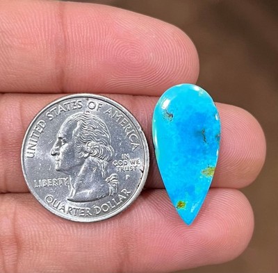 Blue Bird AAA Grade Natural Turquoise Pear Cabochon Gemstone 08 Carat H0=162