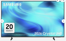 Samsung 43 Inch TV Smart 4K Ultra HD HDR Crystal TV Netflix UE43U8000HKXXU