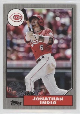 2022 Topps Series 2 1987 Topps Baseball Black /299 Jonathan India #87TB-23 h7i
