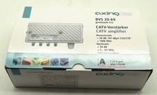 Axing BVS 20-65 / Kabel - TV - Wzmacniacz przyłączeniowy do domu 38dB Regulowany / Powrót 