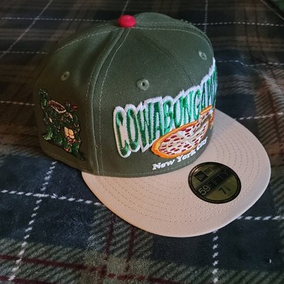 7 1/8 MyFitteds Teenage Mutant Ninja Turtles Cowabunga Pizza New Era Fitted Cap