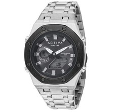 New Invicta Activa X Digital Unisex Watch 45.5mm Black Dual Time ACWM303-005