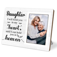 Memorial Photo Frame, Sympathy Gifts for Loss of Daughter, in My Heart, in Lo...