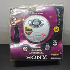 Sony CD Walkman Portable Compact Disk Player Silver D-EJ616CK NOS Unopened AS IS