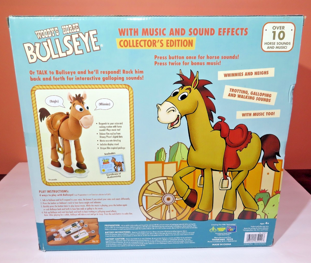Thinkway社 トイストーリーシズ ネチャーコレクション ブルズアイ Thinkway Toys】 トイストーリー シグネチャーコレクション ブルズアイ