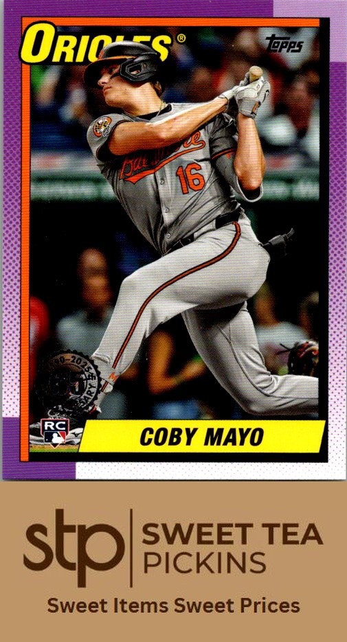 2025 Topps #T90-93 Coby Mayo 1990 Topps Baseball 35th Anniversary