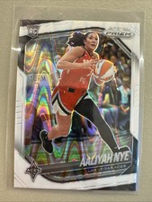 2025 Panini Prizm WNBA - Aaliyah Nye #15 White Seismic Prizm (RC)