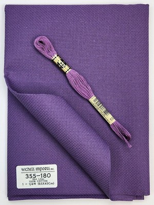 Wichelt  Permin Fabric Aida 16ct Lilac 35518