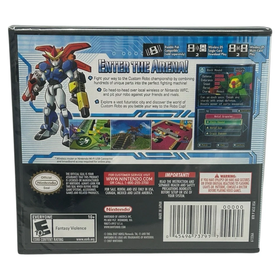 Custom Robo Arena (Nintendo DS, 2007) Brand New Factory Sealed Free Ship - Image 2 of 4