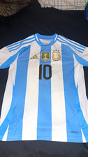 adidas Argentina Lionel Messi #10 FIFA World Cup 2022 Soccer Jersey 13-14Y