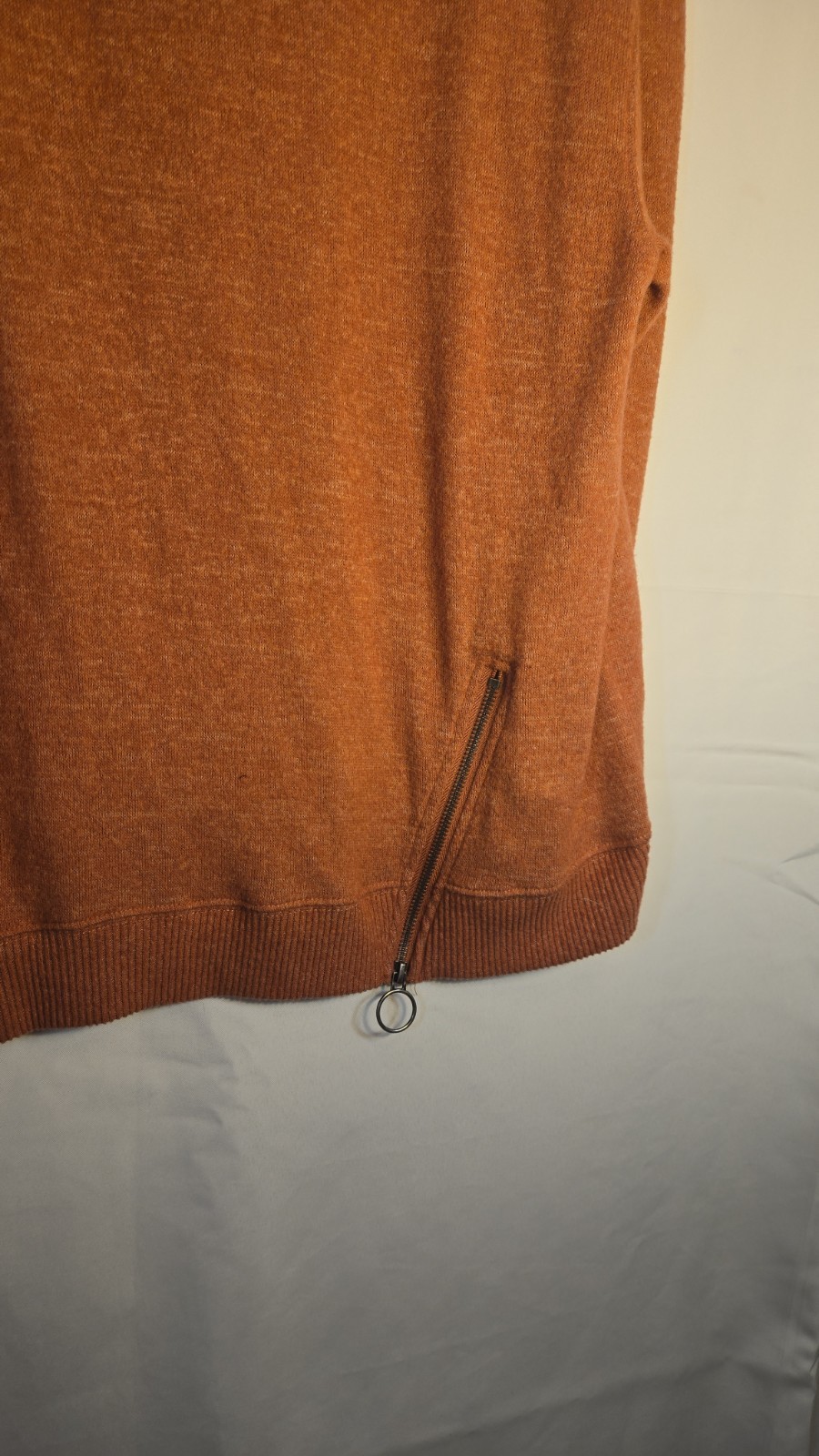 Democracy Asymmetrical Split Neck Knit Sweater in… - image 2