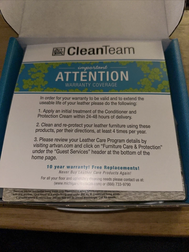 Art Van Earth Friendly Leather Cleaning & Protection Kit - Image 3 of 4