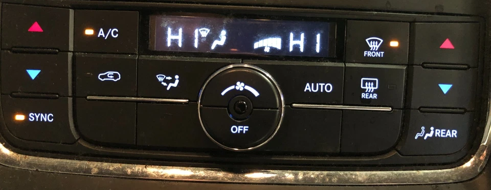 2013 dodge durango climate control switch heater a/c 2011-2013 P55111925AQ - Image 4 of 4