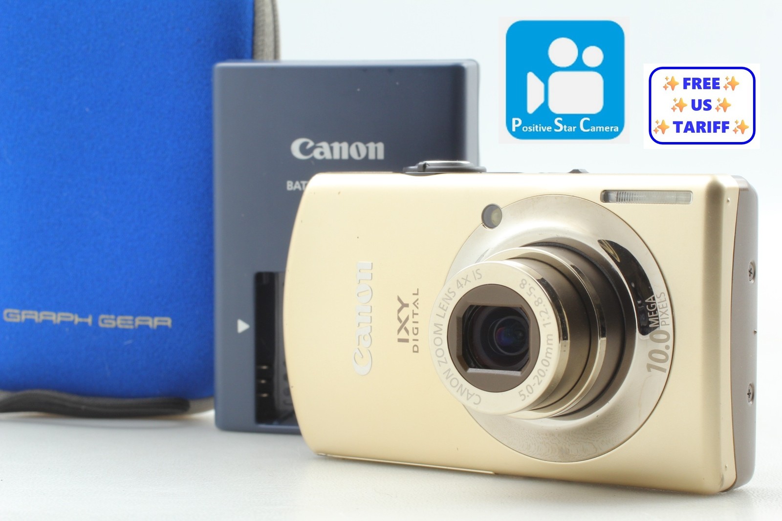 🎦VIDEO👀✨Opt MINT✨ Canon IXY DIGITAL 920 IS Compact Digital Camera From JAPAN