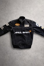 McLaren team F1 Surrey England racing jacket 100% cotton embroidered medium