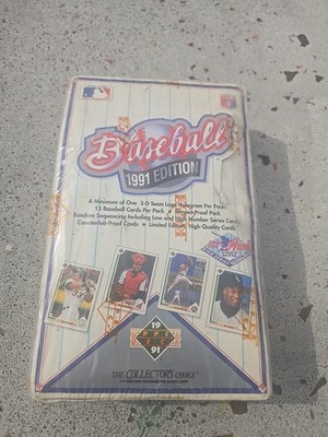1991 Upper Deck Baseball Box, FACTORY SEALED, ''Find the Hank'' Aaron, High Series