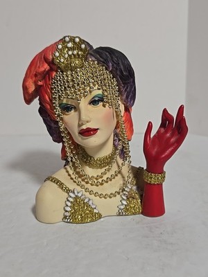 Cameo Girls Lady Head Vase Judith 1996 Show Stopper Miniature Deluxe 2004