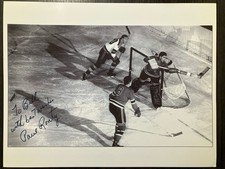 Boston Bruins Paul Ronty Autographed Print 