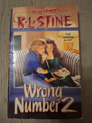 R.L. Stine Fear Street The Wrong Number 2 Vintage Book series ya horror 