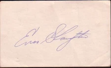 ENOS SLAUGHTER CUT AUTOGRAPH PSA DNA