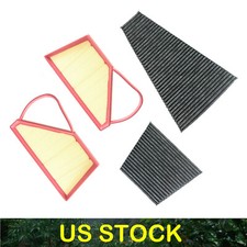 Engine Air Filter & Cabin Active Carbon Air Filter Kit For Bentley Continental