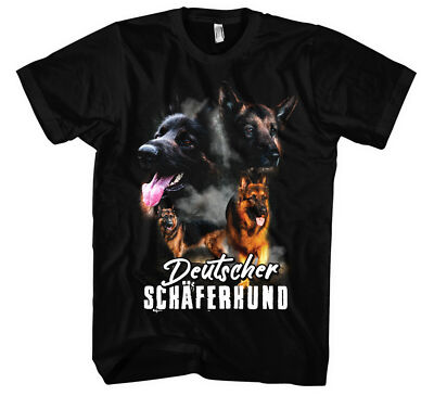 Deutscher Schäferhund Männer T-Shirt | Hund Dog Haustier Geschenk | M5