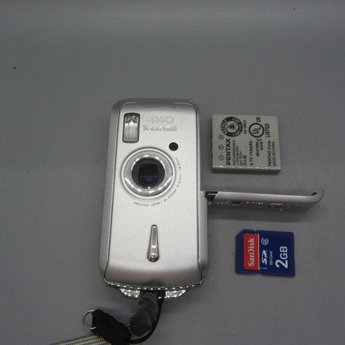Fotocamera digitale subacquea Pentax Optio W10 6,0 megapixel argento testata - Foto 6 di 6