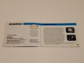 Dragon Spirit The New Legend Original Nintendo NES Manual - Booklet Only 