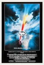1978 Promo Poster Print "Superman" Classic Sci-fi Film DC Superhero Wall Decor