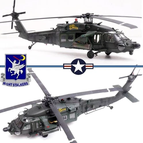 Panzerkampf 1:72 14056PA Sikorsky MH-60L Black Hawk US Army Gunslinger Mogadishu