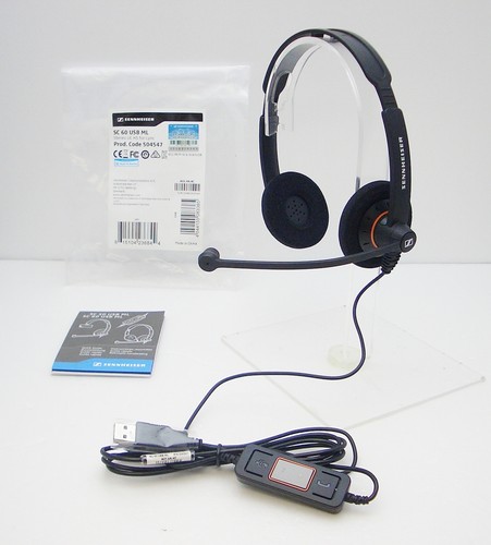 Sennheiser SC 60 USB ML Binaural Stereo 
