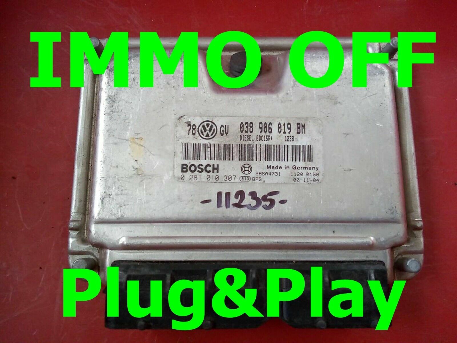 Plug&Play PassatB5 Bora TDI 1,9 AVB ECU 0281010307 - 038906019BM /FAST COUR