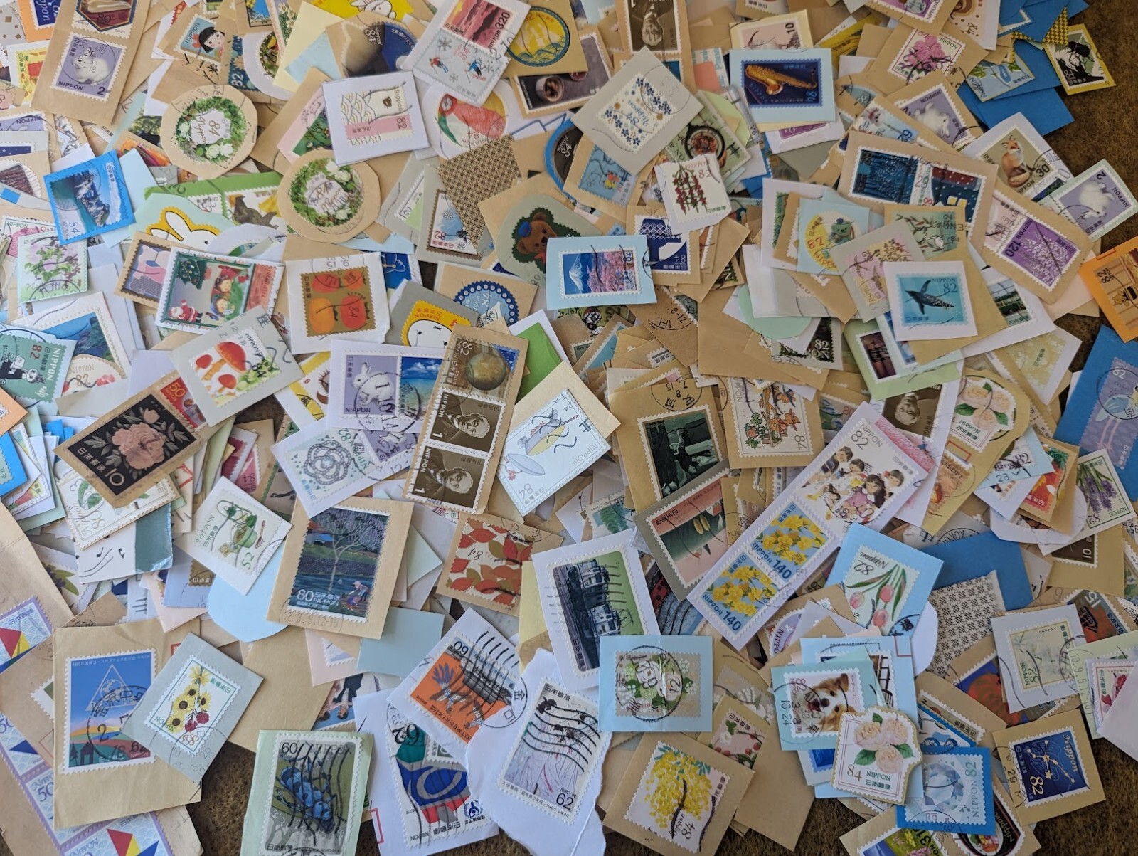 STAMP Used Stamps JAPAN 1000g ON paper lot philatelic collection kiloware ＃27 YZ eBay