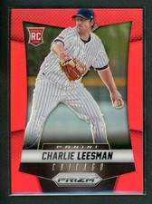 2014 CHARLIE LEESMAN 08/25 PANINI PRIZM RED ROOKIE RC #188