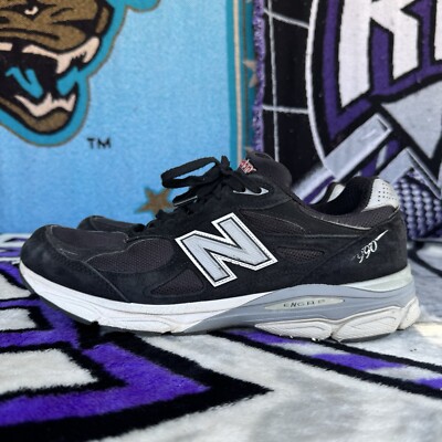 Size 11.5 - New Balance 990v3 M990BS3 Sneaker Men\'s Made In USA Black White‎ New Balance 990v3 Made in USA Black 2021 M990BS3 Men main image 3