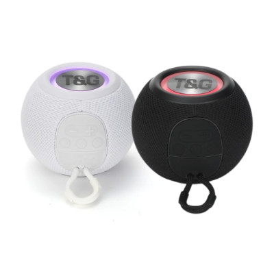 Bluetooth Lautsprecher Tragbar Kabellos Schwarz / Weiß | Soundbox T&G TG337