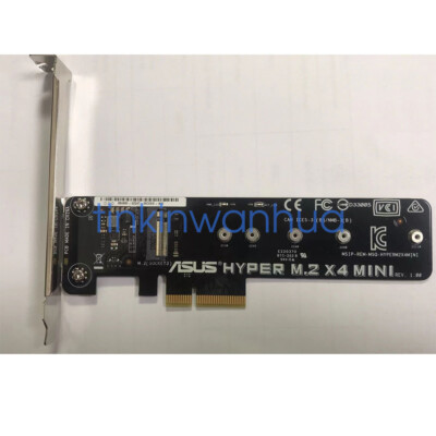 For ASUS Hyper M.2 X4 MINI Card PCI-Express Adapter Full Height 60MC03I0MC0A01