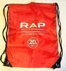RAP Rapid Active Protein Supplement Drawstring Backpack Arnold Expo New — photo 1