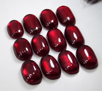 Natural 968.60 Ct Awesome Red Ruby Certified Oval (Cabochon) Loose Gemstone Lot