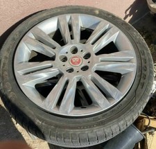 4 2016-2018 Jaguar Xf Wheels Rims 18 Double Spoke Gx63-1007 Oem Goodyear Tires 4 2016-2018 Jaguar Xf Wheels Rims 18 Double Spoke Gx63-1007 Oem Goodyear Tires