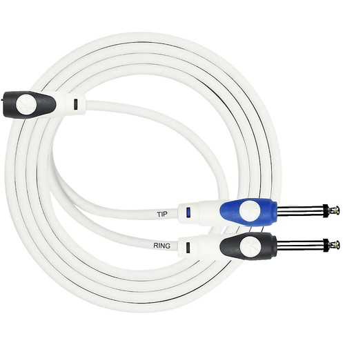 5 Cavi Chitarra Kirlin 10 Piedi ROSSI Con Connettori 1/4" - Nuovi, Più Laccio Omaggio